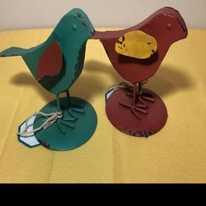 Painted Sparrows Set of 2